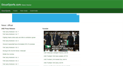 Desktop Screenshot of news.siouxsports.com